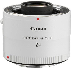 Multiplicateur de focale Extender Canon pour augmenter la portée des objectifs sans sacrifier la qualité de l'image.