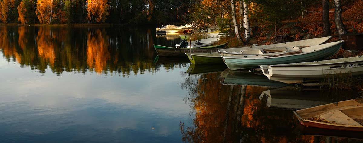 Apprendre la photo d'automne sur un plan d'eau